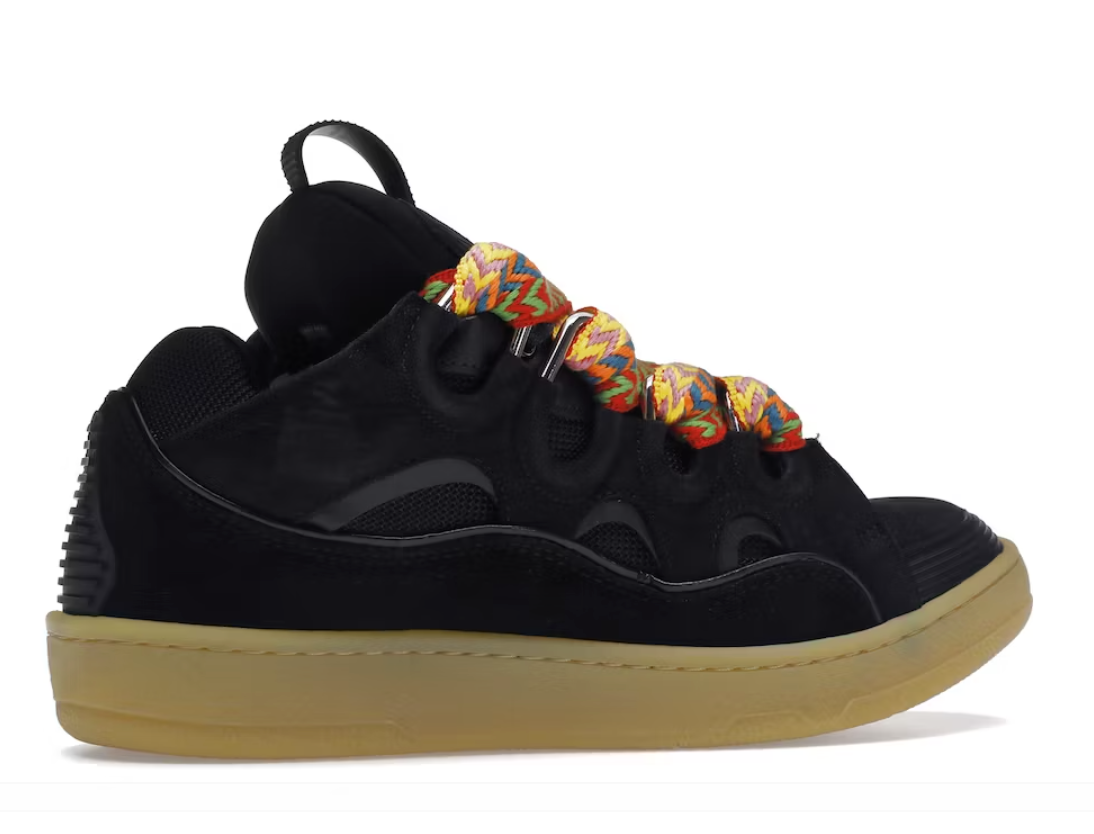 Lanvin Leather Curb Black Sneaker